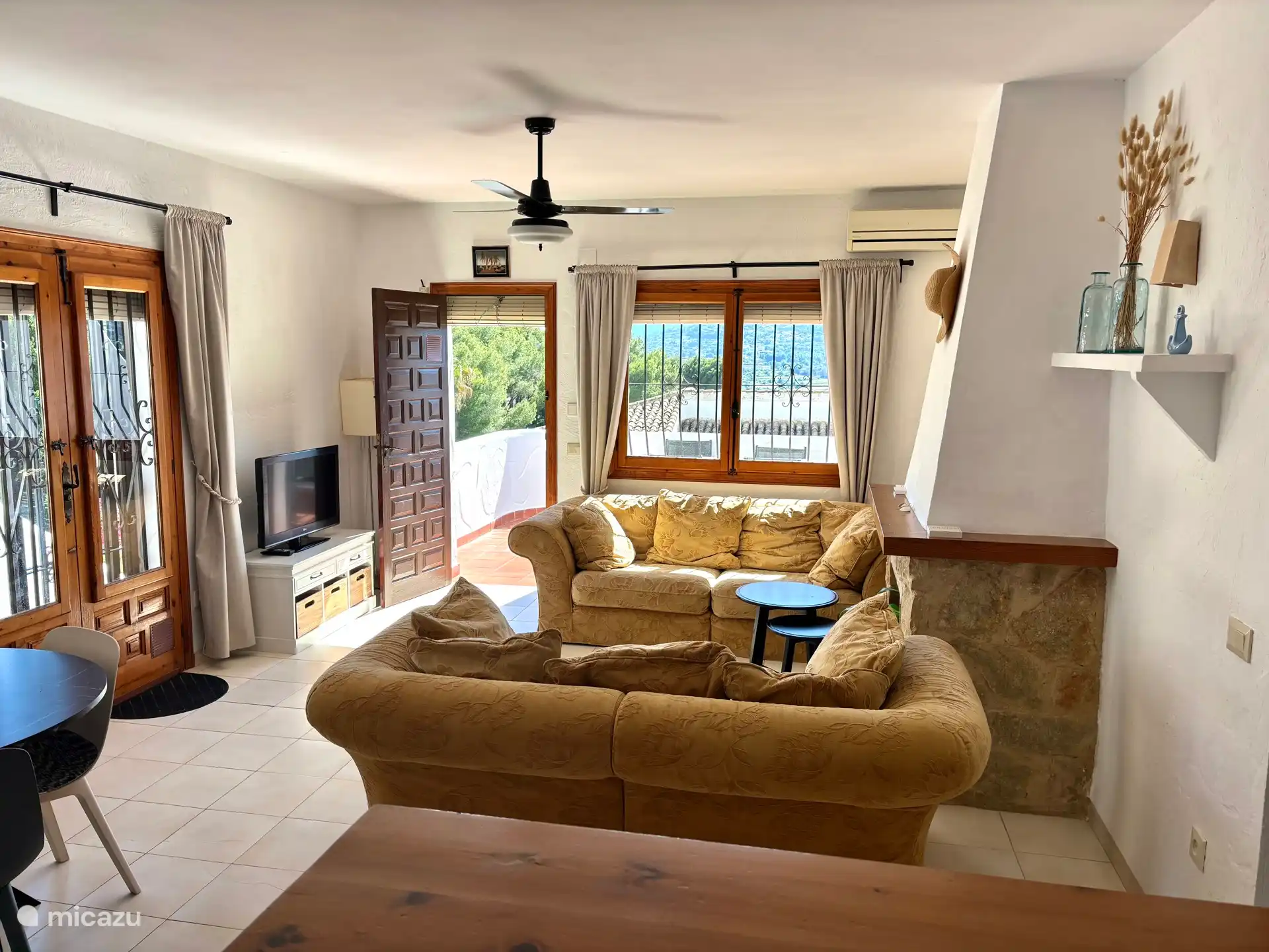 Living room with TV