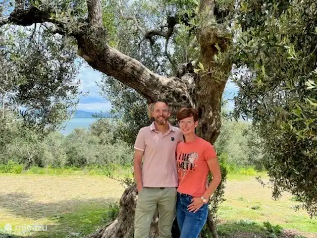 Fietsen, Italië, Umbrië, Castiglione Del Lago, appartement La Casa Terra Dei Sogni Bart & Anke, eigenaren.
