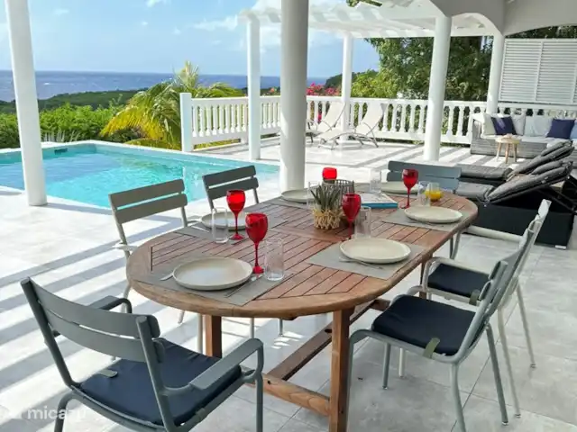 Cas Horizon | Curaçao, Banda Abou (ouest), Coral Estate, Rif St.Marie - villa Profitez de la véranda.