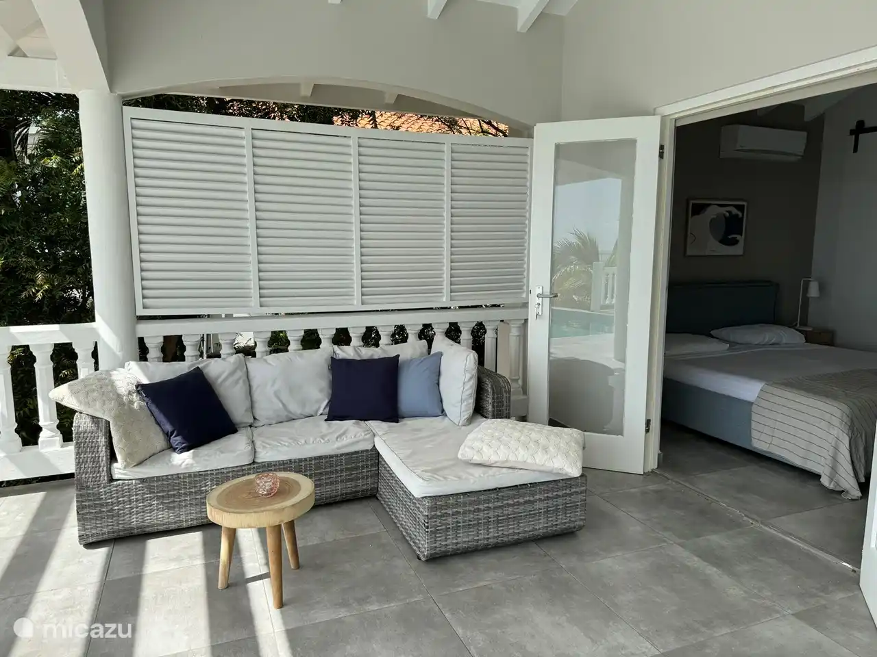 Faulenzen im Schatten.