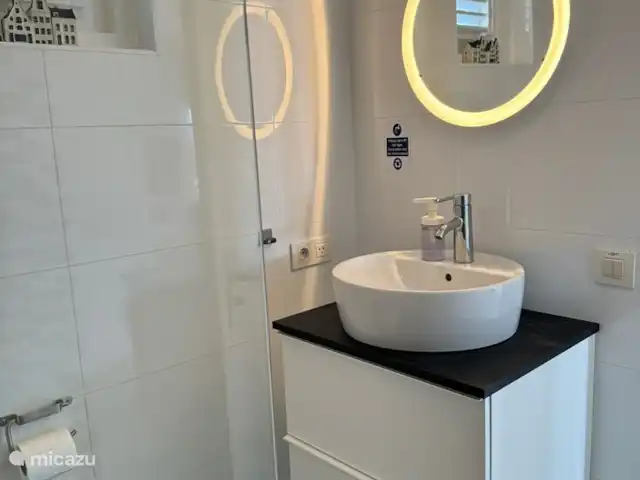 Cas Horizon | Curaçao, Banda Abou (ouest), Coral Estate, Rif St.Marie - villa Lavabo dans la salle de bain privée des chambres d'hôtes I et II.