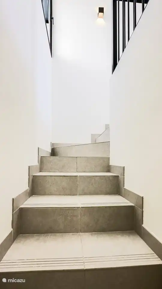 Treppe zur zweiten Terrasse