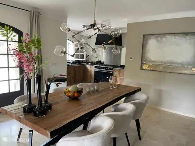 Open kitchen seen from the dining room