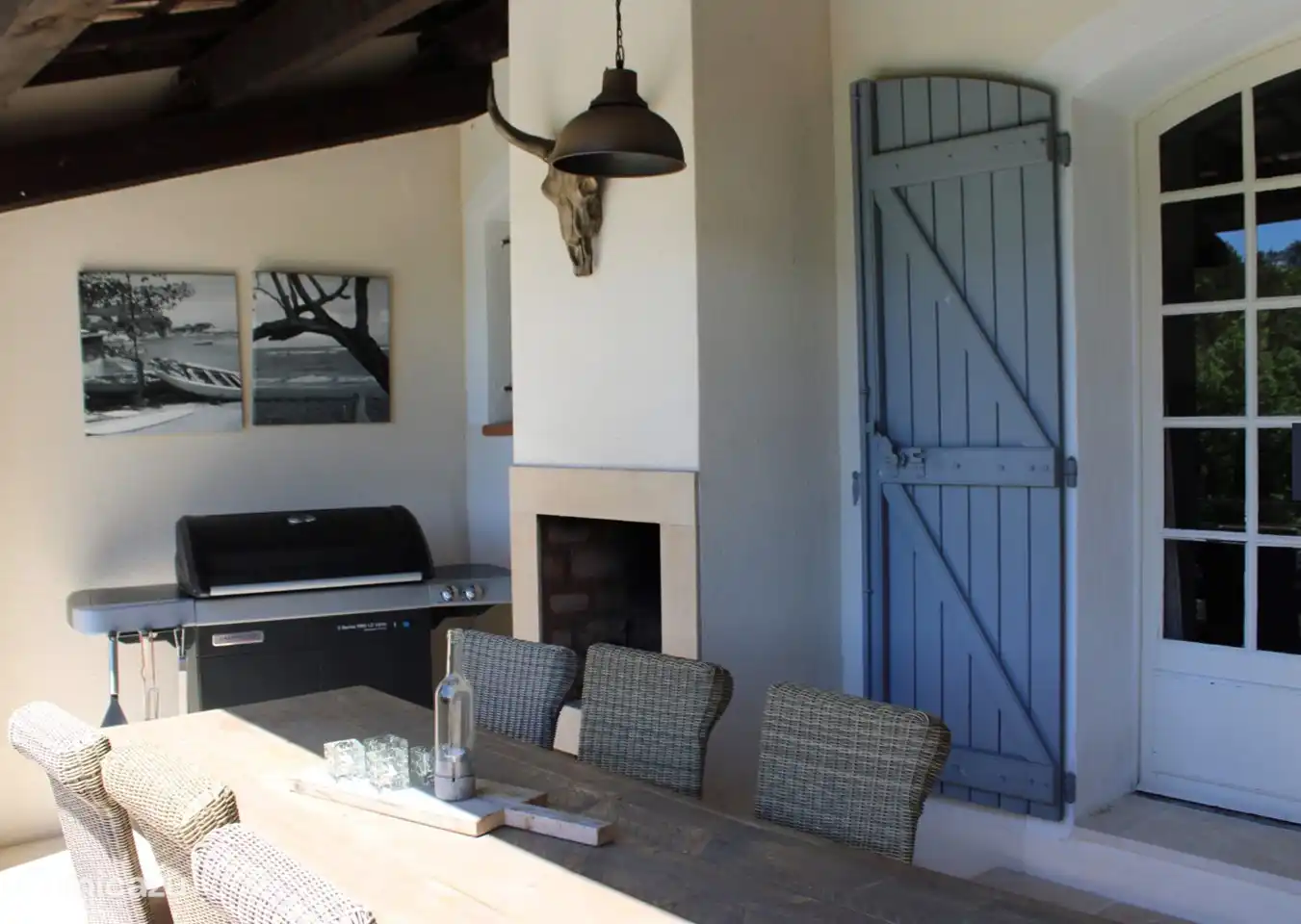 enjoy lounging on the terrace, which also has a barbecue