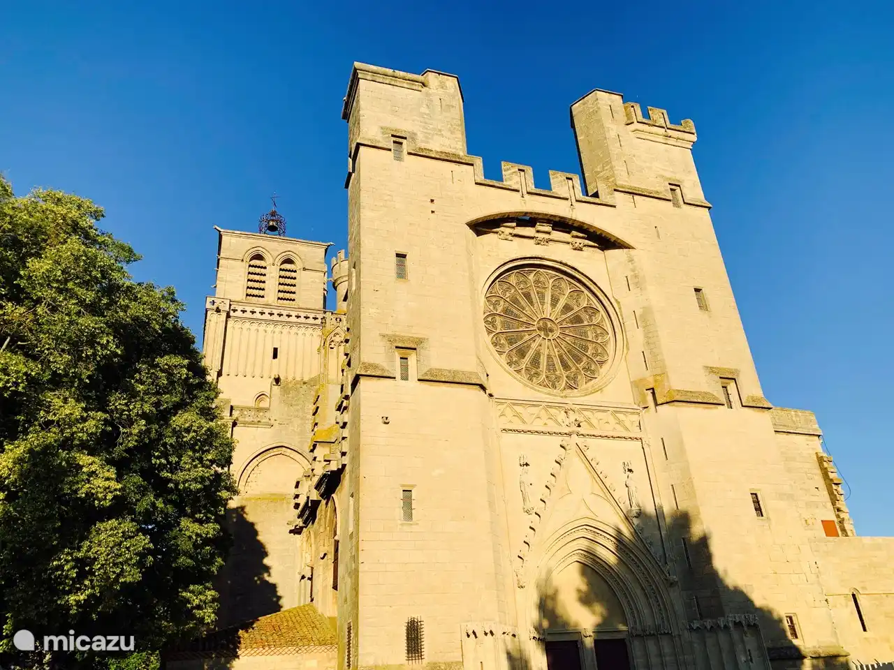 Béziers und sein wunderschön renoviertes Zentrum mit Kathedrale, vielen Restaurants und einer Markthalle.