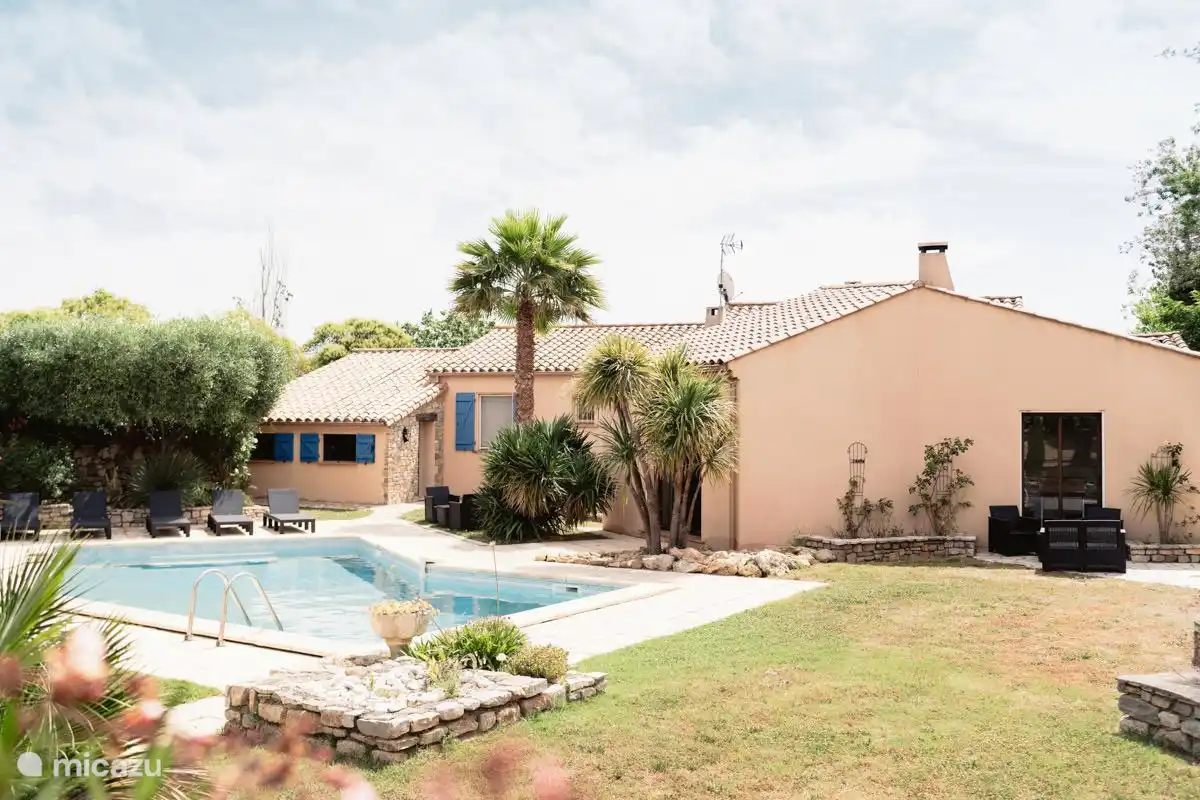 Ville Le Mas Bourguignon in France, Aude, Pouzols-Minervois - villa