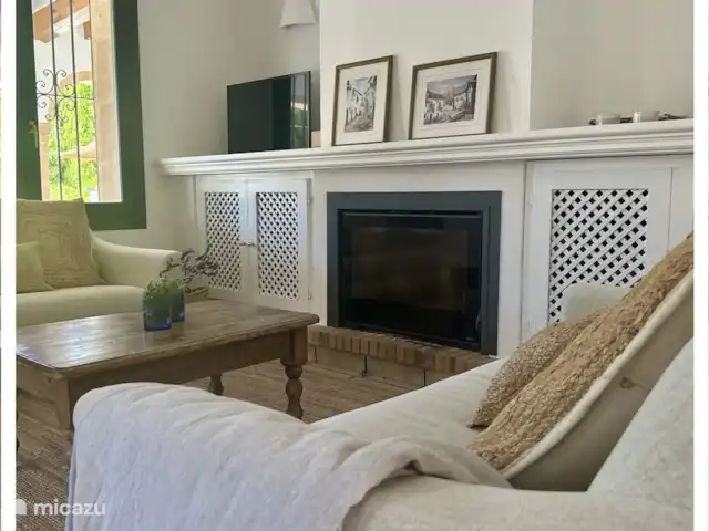 Villa Paloma Jávea | Espagne, Costa Blanca, Jávea - villa Salon avec foyer au bois