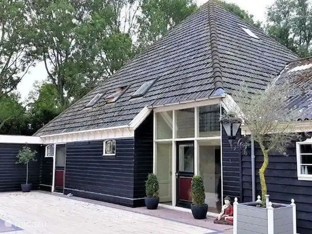 Granja villa con piscina en Países Bajos, Holanda del Norte, Lutjewinkel - villa Entrada a la campana de cristal