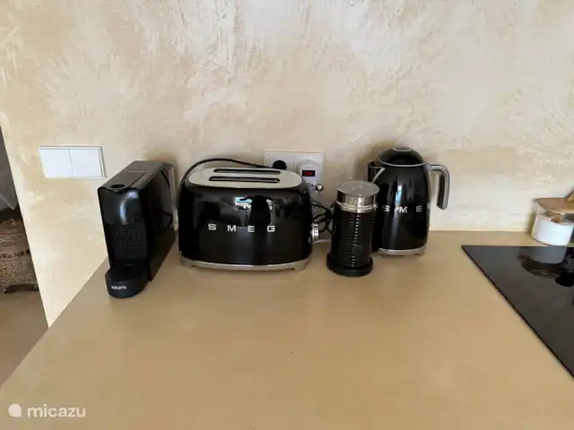 Appartment Vista a Mer huren in Spanje, Ibiza, Cala Tarida - appartement Smeg keuken apparatuur