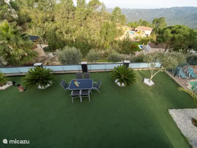 Villa Aurore (12 pers.), vue montagne | Espagne, Costa Brava, Lloret de Mar - villa Vue depuis le balcon