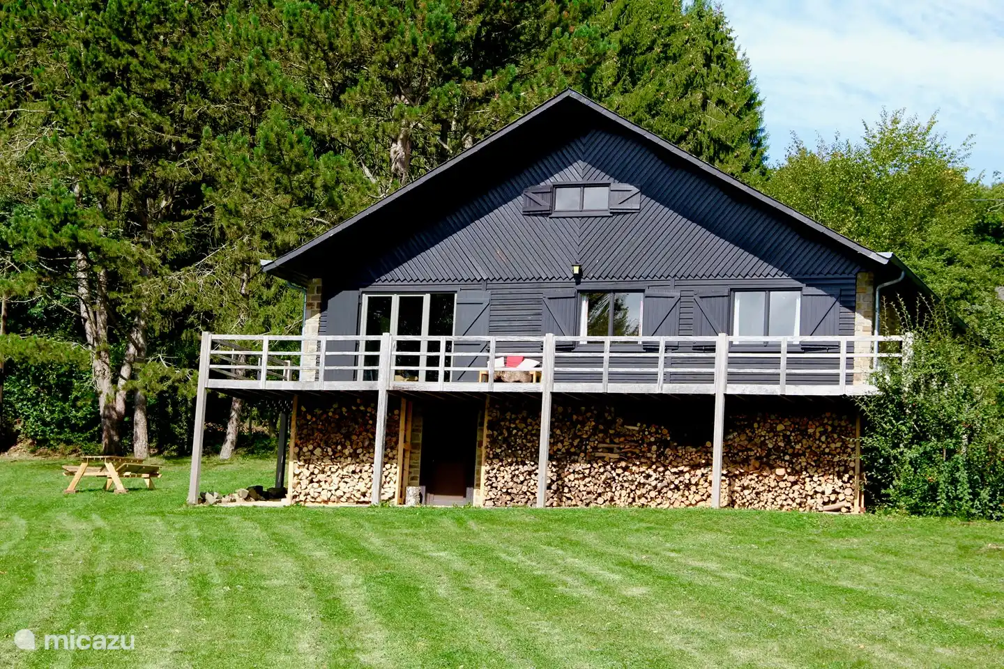 Chalet Tartan in Belgium, Ardennes, Vencimont - chalet