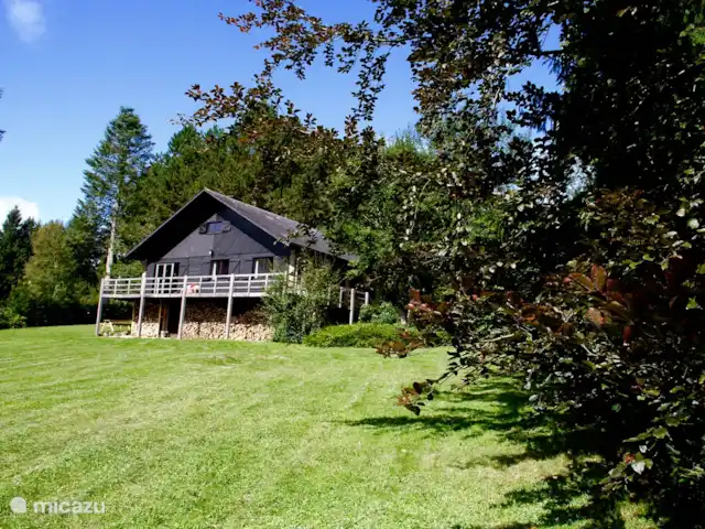 Chalet Tartan | Belgique, Ardennes, Vencimont - chalet Jardin, façade arrière