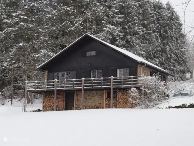 Chalet Tartan | Belgique, Ardennes, Vencimont - chalet Façade arrière