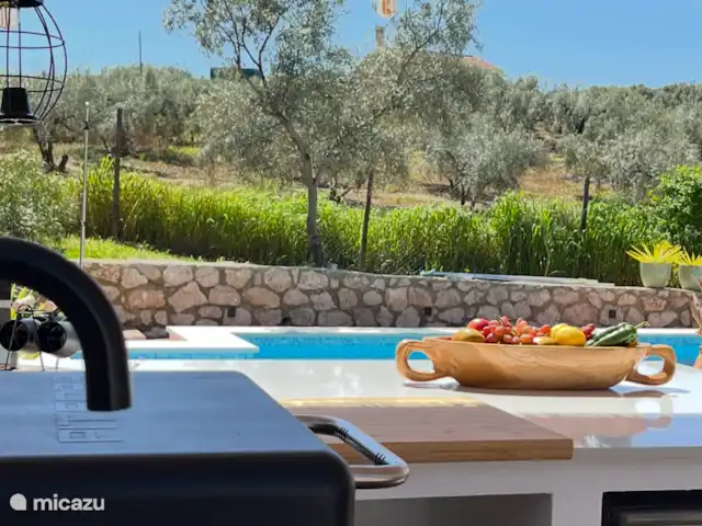 Finca Can Faye huren in Spanje, Andalusië, Riogordo - finca De nieuwe buitenkeuken van Finca can Faye