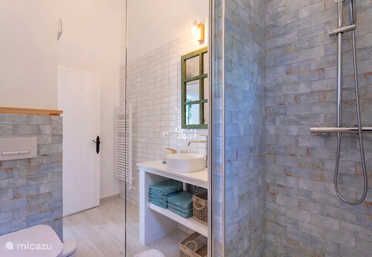 Salle de bain avec douche