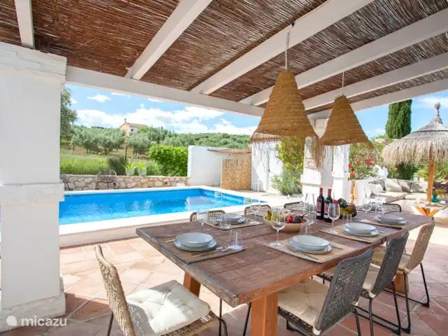 Finca Can Faye huren in Spanje, Andalusië, Riogordo - finca De dag goed beginnen me een gezellig ontbijt