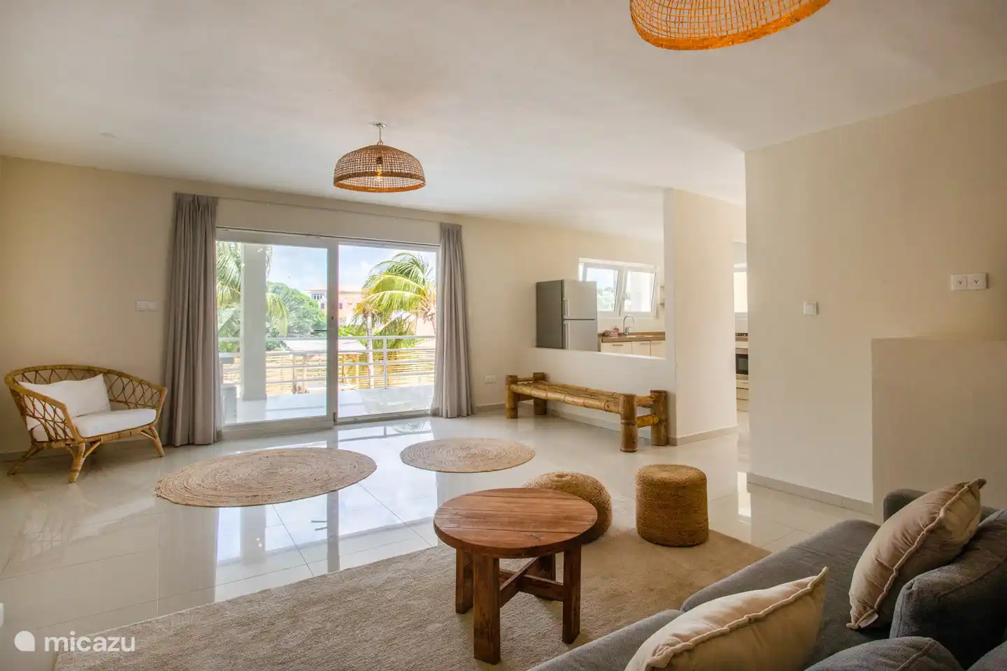 Woonkamer met prachtig uitzicht.