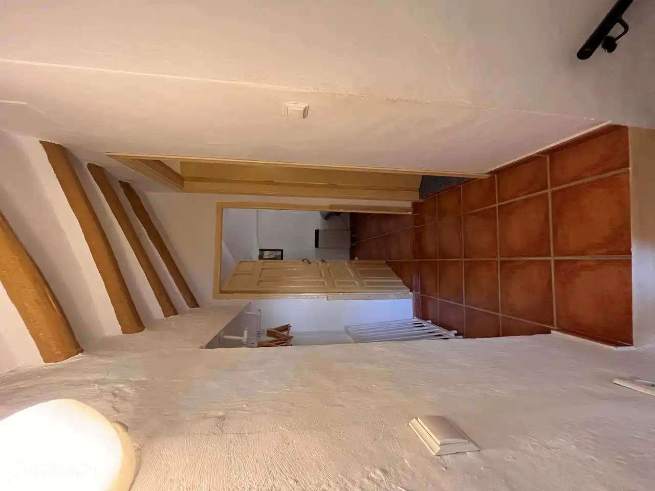 Der Treppenabsatz im ersten Stock