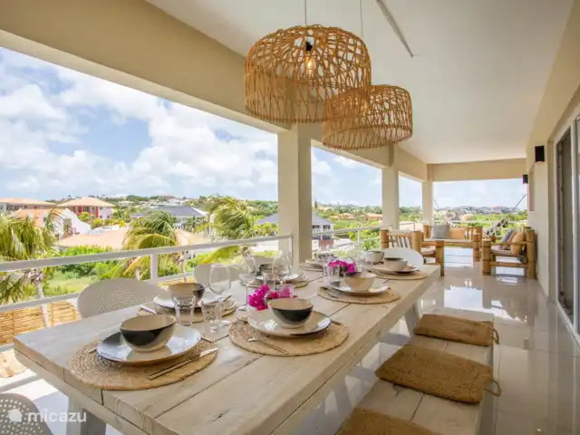Appartement pour 8 personnes à Jan Thiel | Curaçao, Banda Ariba (est), Vista Royal - appartement Manger avec une belle vue