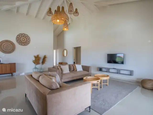 Ático para 6 personas en Jan Thiel en Curazao, Banda Arriba (este), Vista Royal - apartamento Acogedor sofá con televisión