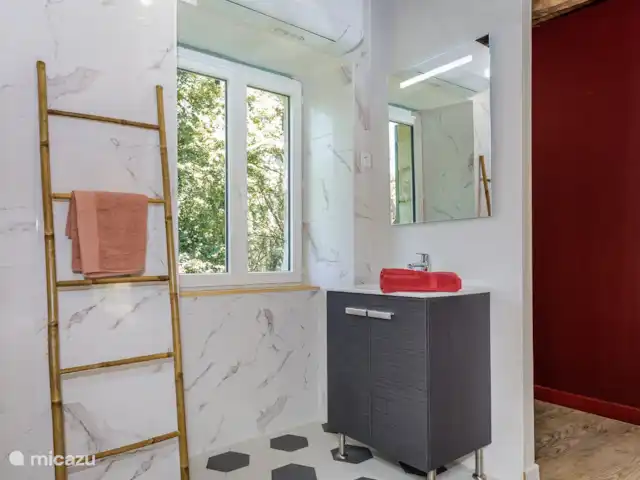 Sourcette en Francia, Dordoña, Terrasson - casa vacacional Baño