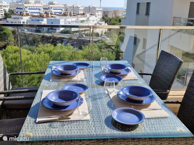 Mediterraneo-1 | Espagne, Costa Blanca, Orihuela Costa - appartement Profitez du petit-déjeuner, du déjeuner ou du dîner sur la terrasse