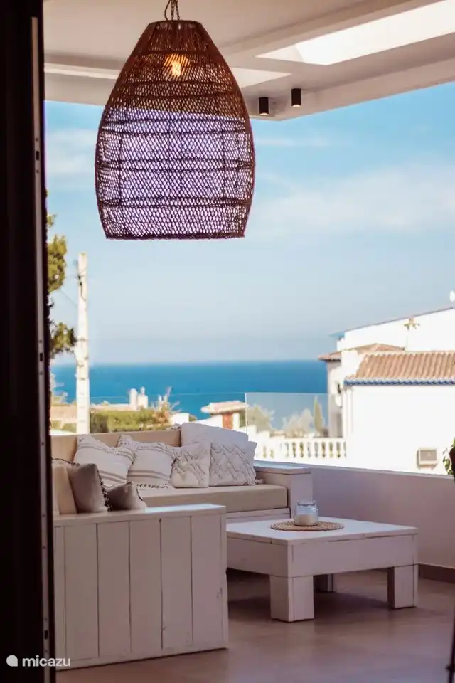 Die Villa Andrago in Moraira bietet von verschiedenen Stellen aus einen wunderschönen Meerblick