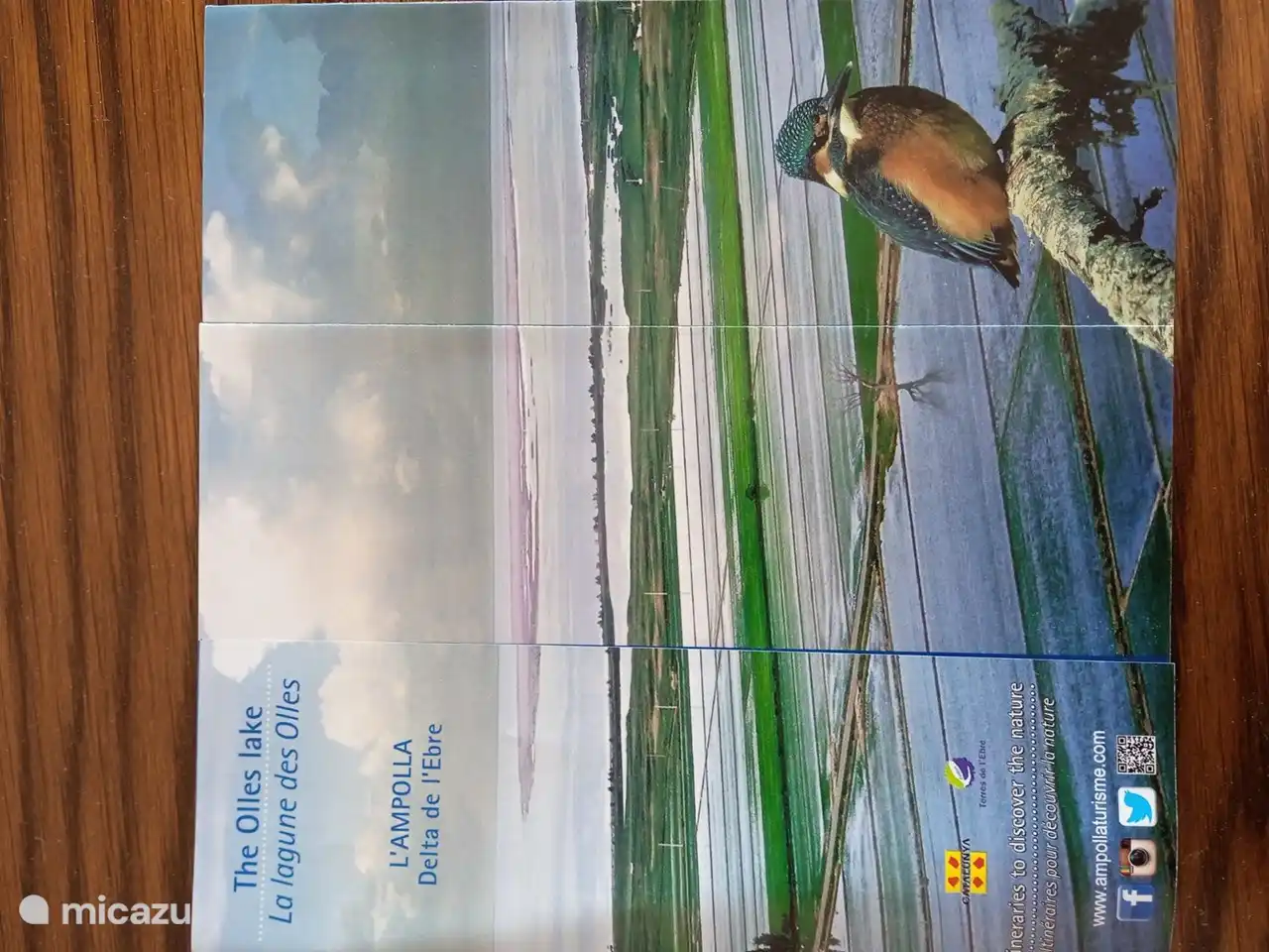 Von der Hütte aus hat man fast einen Blick auf die Lagune, wunderbar zum Radfahren und/oder Wandern.