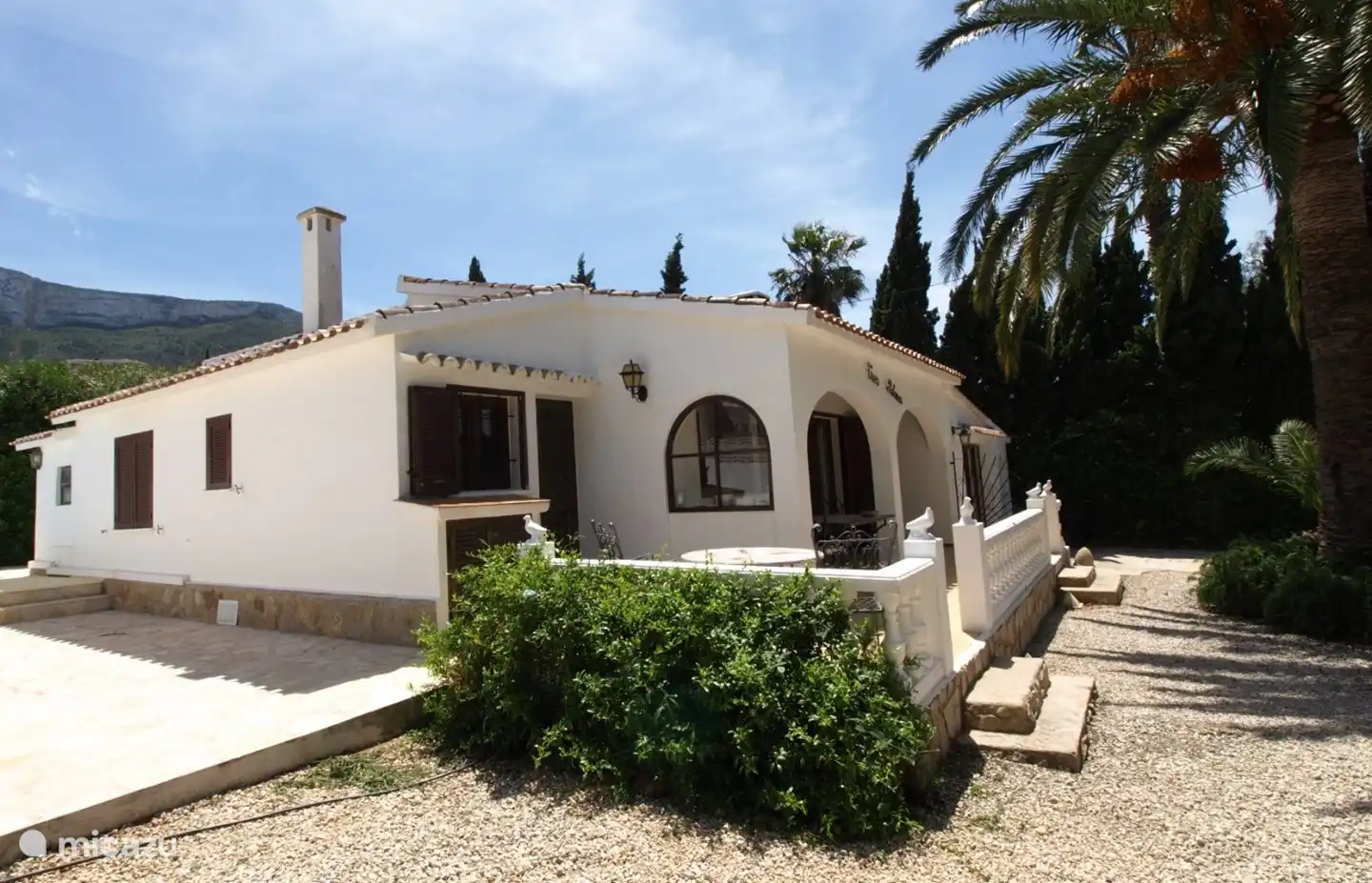 Vue latérale de Tres Palmas