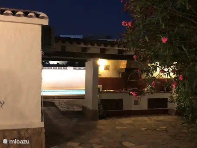 Tres Palmas | Espagne, Costa Blanca, Dénia - villa Terrasse barbecue Tres Palmas de nuit