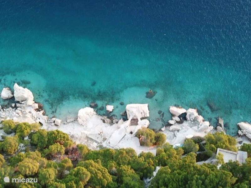 Casa vacacional Croacia, Dalmacia, Mimice Apartamento vacaciones junto al mar 