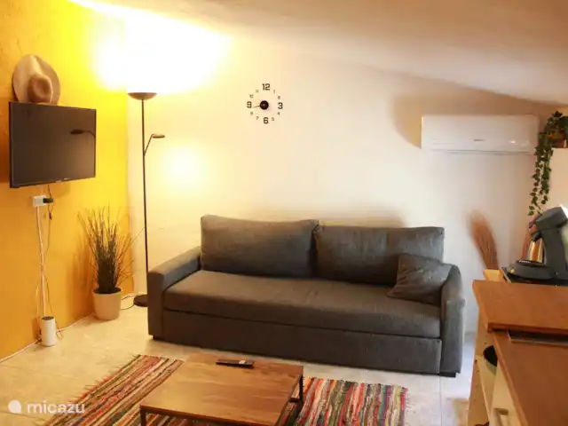 Cortijo naturista con vistas en España, Andalucía, Oria - apartamento Sala de estar, apartamento grande
