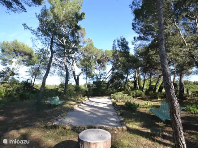 Shoto | France, Vaucluse, Aubignan - maison de vacances Terrain de pétanque avec vue sur le Mont Ventoux