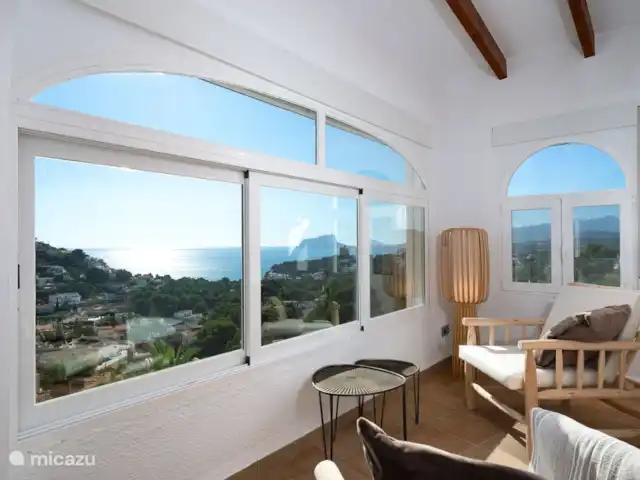 Villa Bahia del Portet | Moraira  huren in Spanje, Costa Blanca, Moraira - villa De hoofdslaapkamer van Villa Bahia del Portet heeft prachtig zeezicht