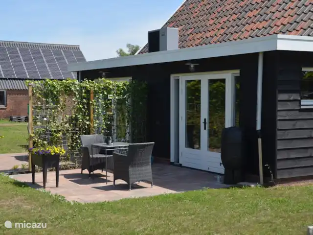 Loge 'De Boeskool' | Pays-Bas, Overijssel, Denekamp - cabane en bois / lodge Espace extérieur avec terrasse Lodge Boeskool