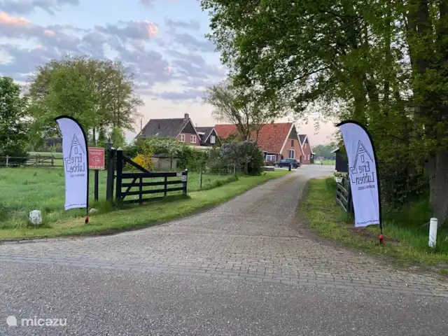 Loge 'De Köttelpeer' | Pays-Bas, Overijssel, Denekamp - cabane en bois / lodge Arrivée à Erve Lubben