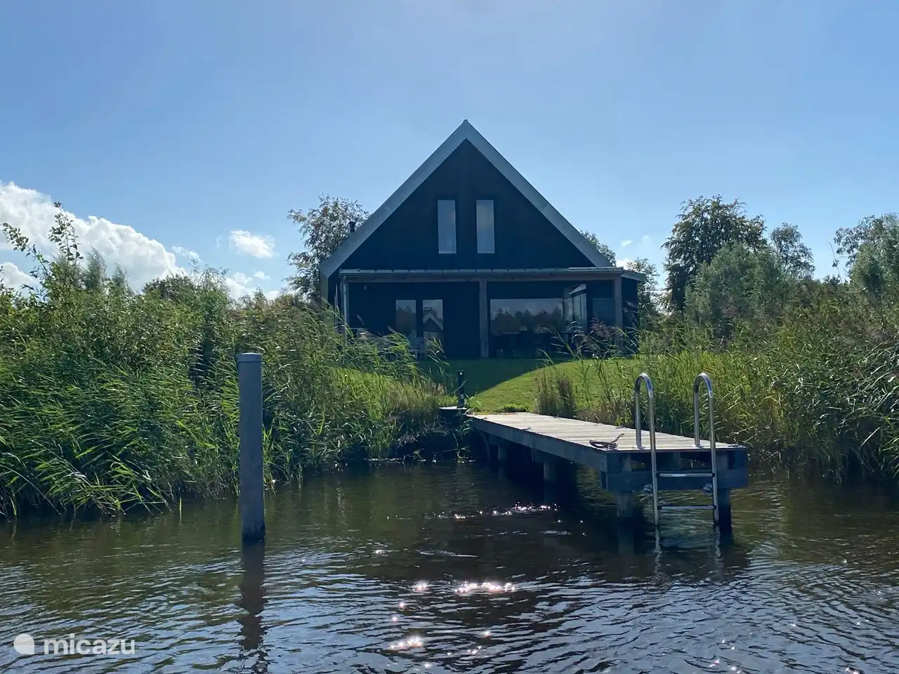 villa, Sint Nicolaasga, Friesland, Niederlande - Villa am Wasser Sint Nicolaasga