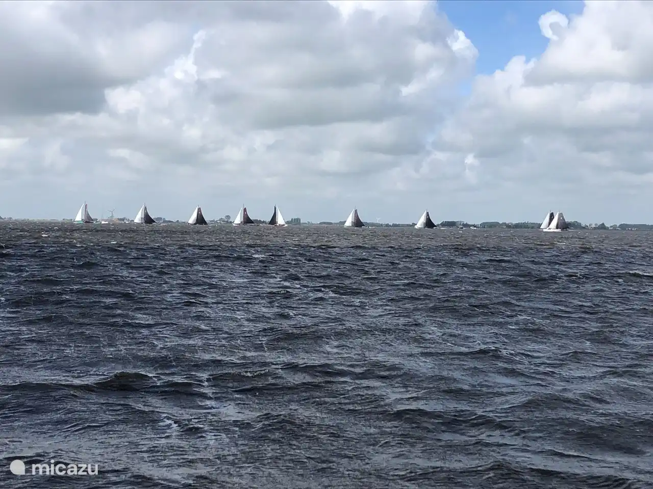 Skutsjesilen auf Langweerder-Rädern