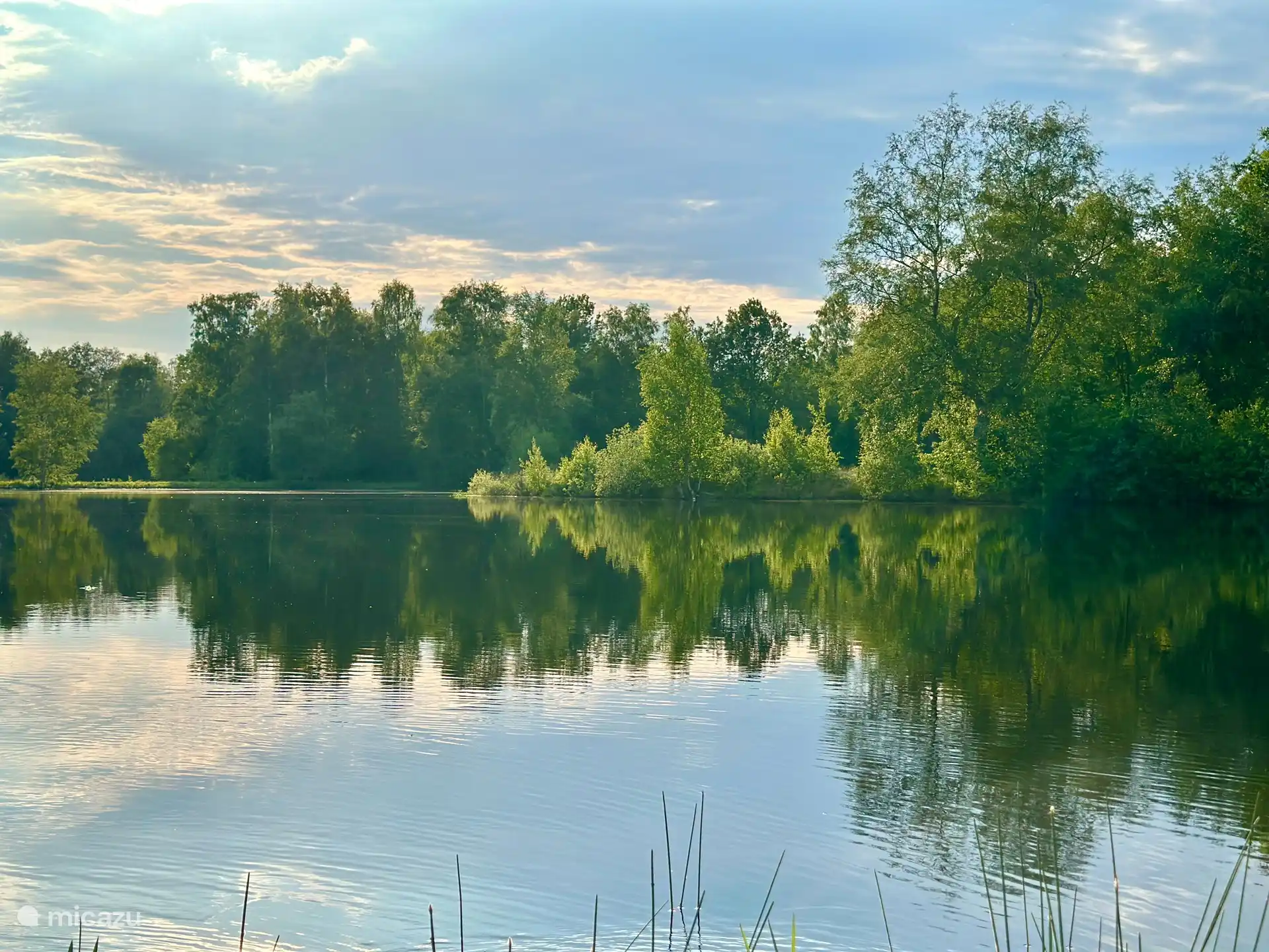 Zonsondergang op het ven