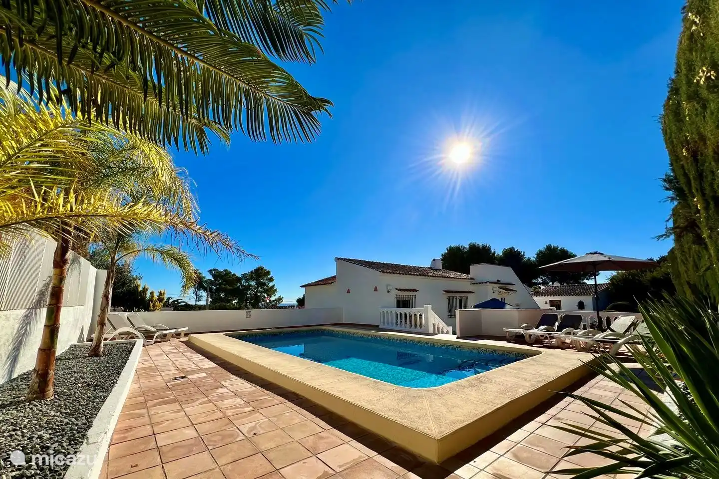 Villa Lara in Moraira has a Mediterranean garden with private pool