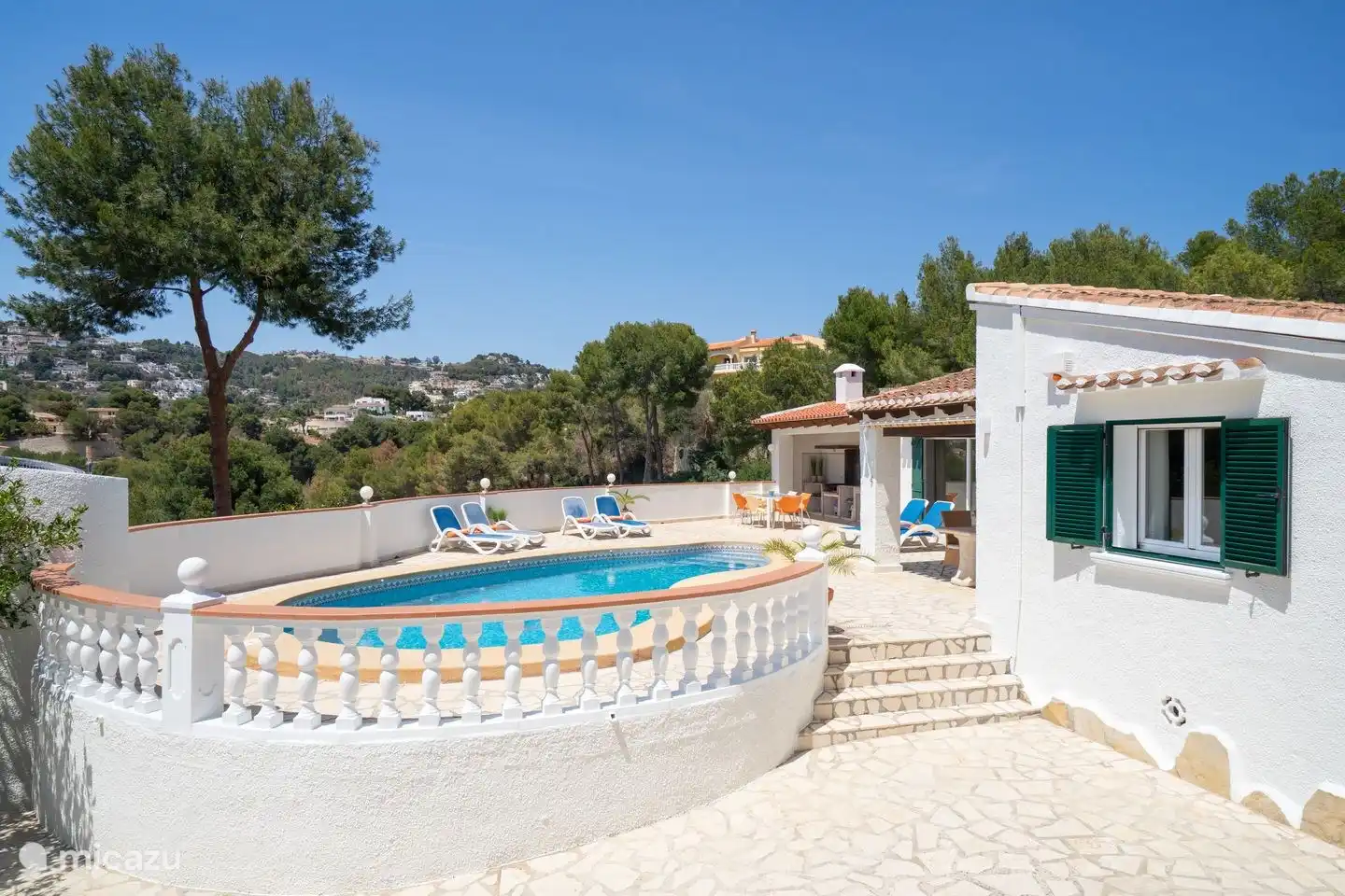Villa Naranja in Moraira offers plenty of privacy