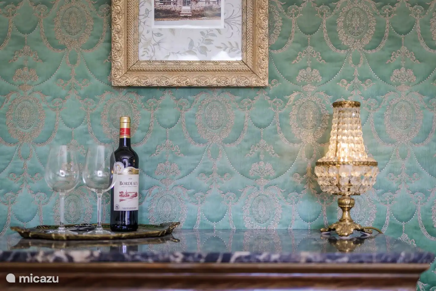 du vin dans votre chambre