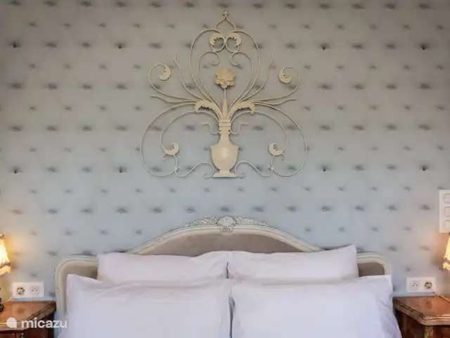 Villa Verte La chambre Vos en Francia, Alta Viena, Saint-Mathieu - alojamiento y desayuno cama y dormitorio zorro