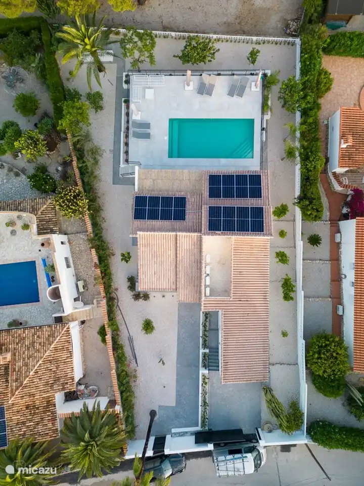 Villa La Bonita Moraira - von oben gesehen