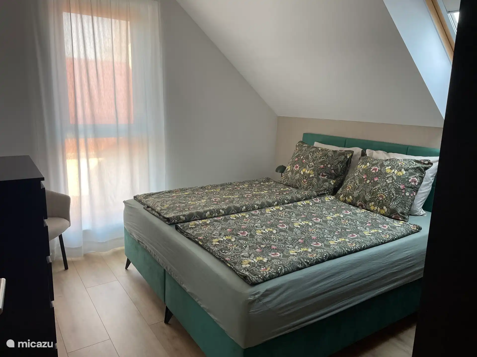 Slaapkamer 1 (1x 2 pers. bed.)