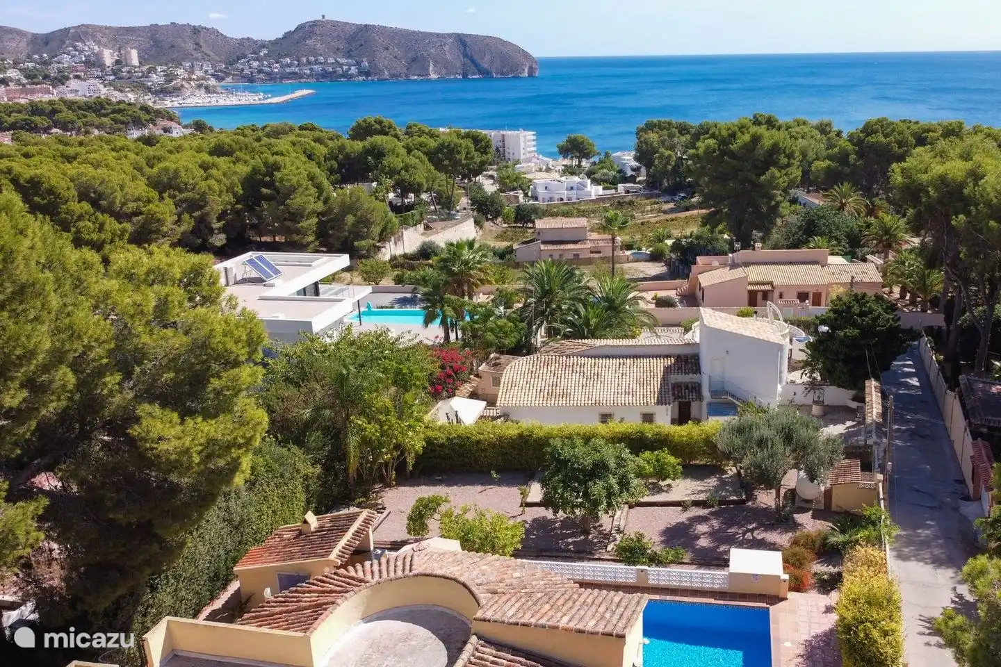 Villa Patricia in Moraira liegt nahe am Meer