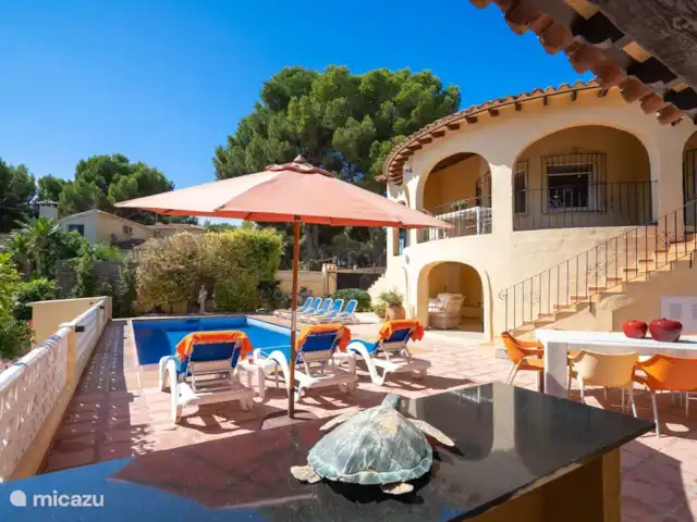 Villa Patricia | Moraire | 8 personnes | Espagne, Costa Blanca, Moraira - villa L'espace barbecue a une belle vue sur la piscine privée