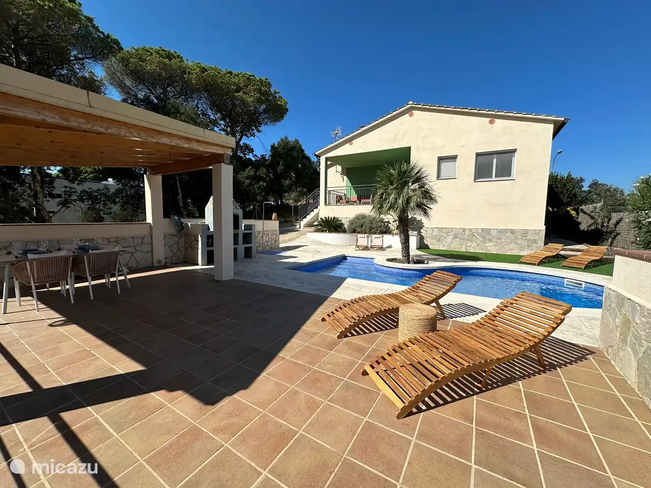 Casa Els Pins with heated pool in Spain, Costa Brava, Blanes - Villa