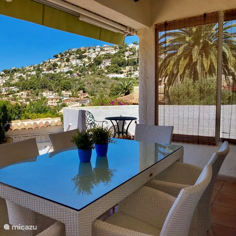 Die schöne Aussicht von der vorderen Terrasse