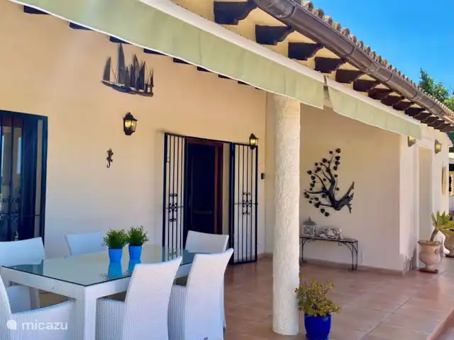 Villa Maya | Moraire | 6 personnes | Espagne, Costa Blanca, Moraira - villa La terrasse avant couverte de la Villa Maia à Moraira